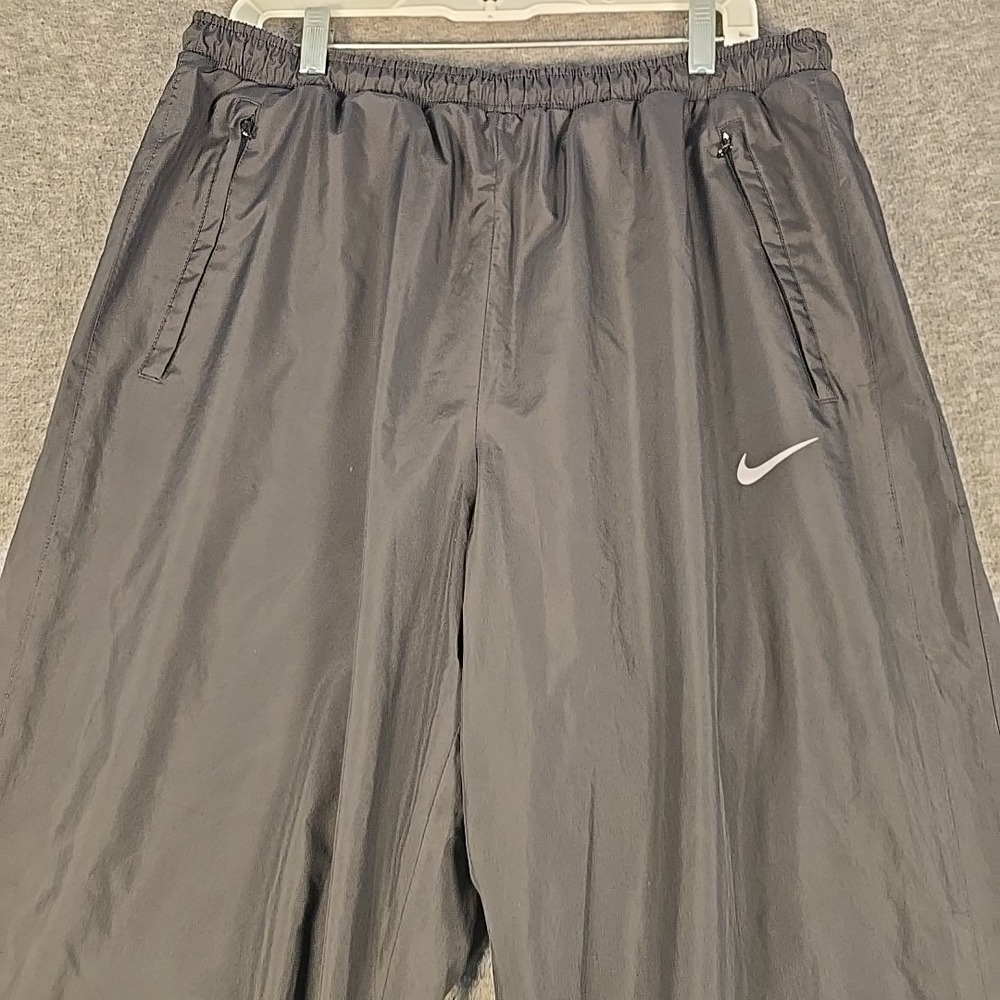Nike Pants Mens XL Black Storm Fit Rain Waterproof Performance Golf Zip Leg